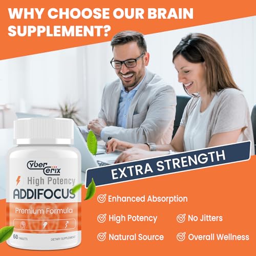 17-in-1 Brain Supplement for Memory and Focus - Nootropic Brain Supplement for Concentration, Clarity, Energy & Focus - Natural Caffeine Blend with Vitamins, Amino Acids & Herbal Extracts - 60 Tablets - Image 5