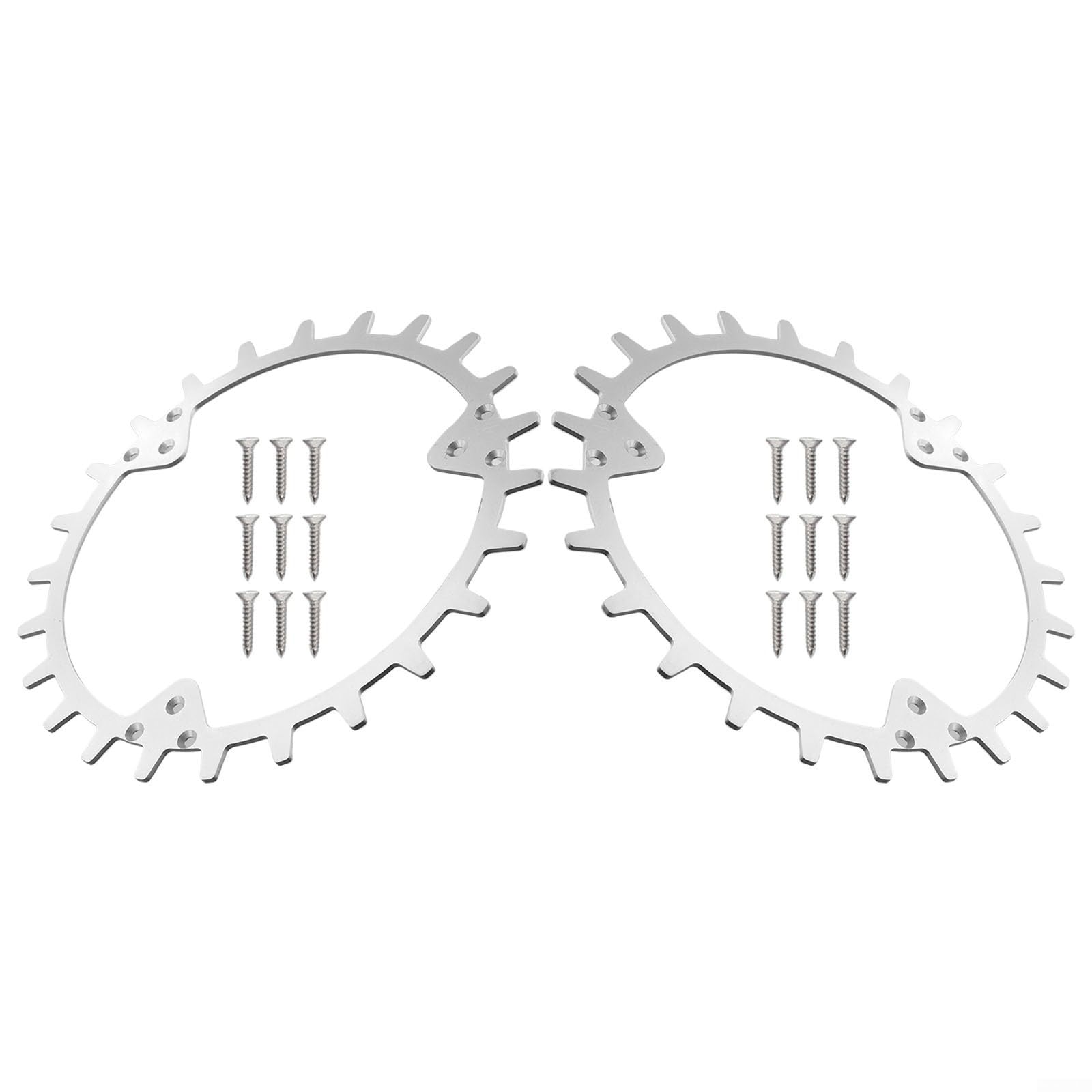 Kit de polea de tracción de acero inoxidable para cortacésped robot para 420 320 430X 435X 440 450X, incluye 21 tornillos inoxidables para un mejor agarre en césped húmedo o desigual