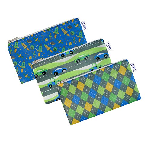 Cloth Snack Bags - Set of 3 - Yummi Pouch (Flashy)