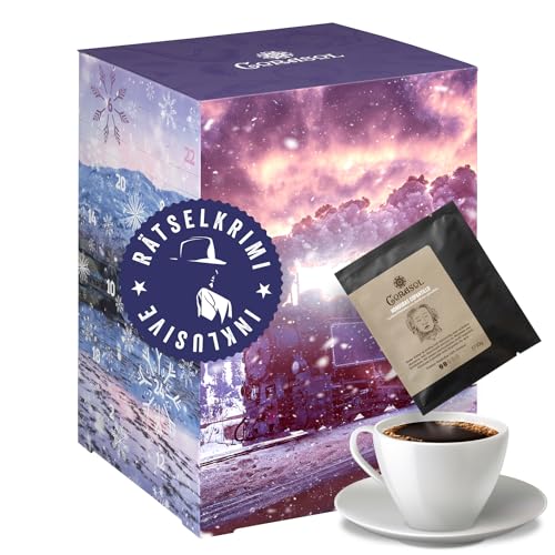 Corasol Premium Krimi & Kaffee Adventskalender 2025 für Rätsel-Fans: Mord...