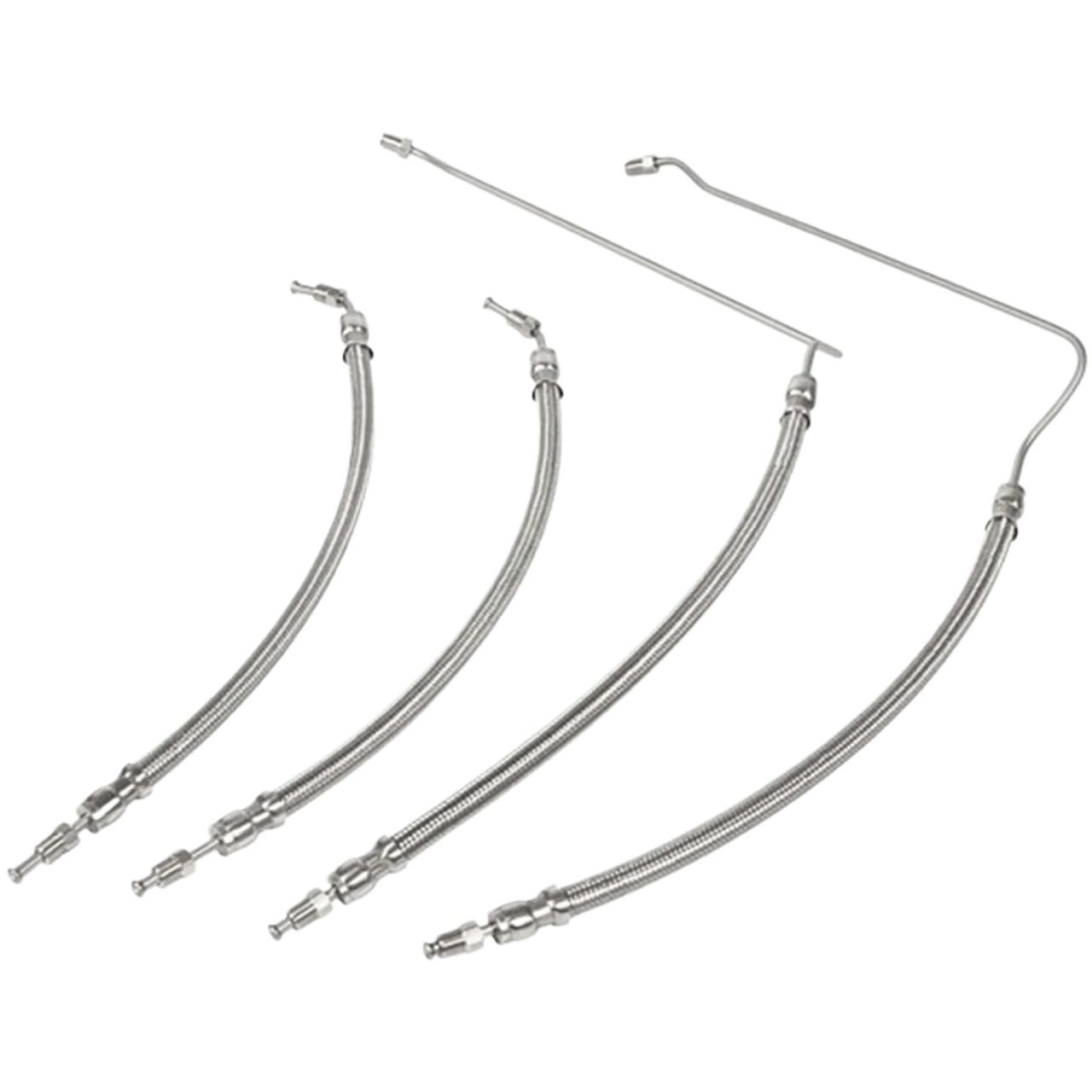 Hanxioz One Color 32-864589 Trim Cylinder Full Hose Kit Compatible With For Mercruiser For Alpha For Bravo 1 2 3 Engines 32-864588 32-99904Q