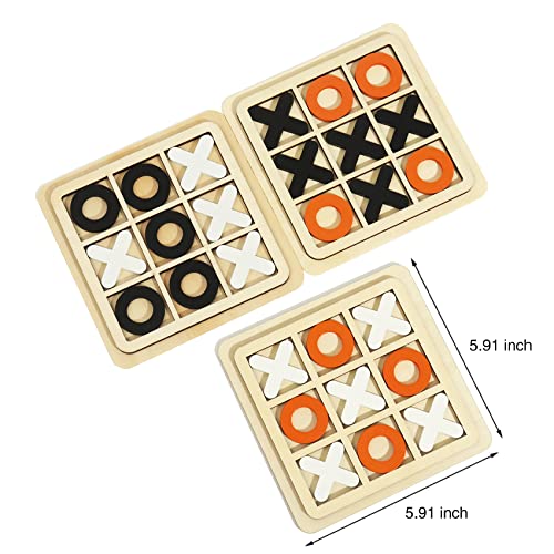 Juego de Mesa de Madera Tic Tac Toe Clásico miniatura 6