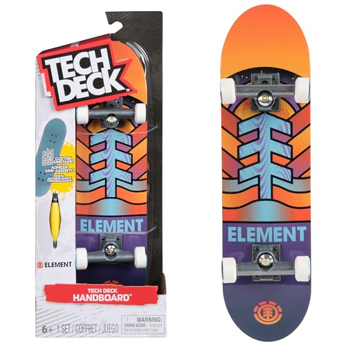 TECH DECK, Element Handboard; Authentic Mini Skateboards, Kids Toys for Boys & Girls, Ages 6 and up (Hands Use Only)
