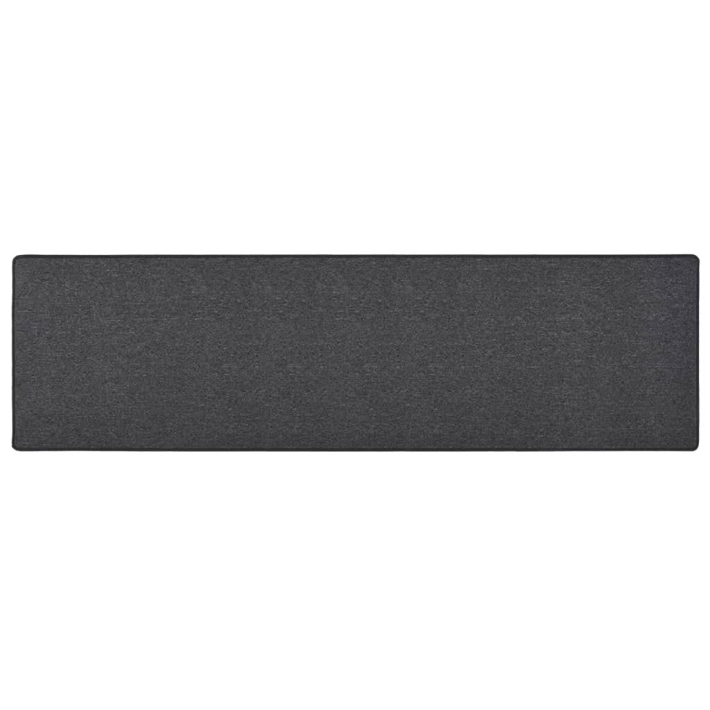 vidaXL Carpet Runner, Floor Mat for Living Room Diving Room Kitchen, Runner Rug with Non-slip Back, Floor Carpet, Modern Style, Grey — image 1