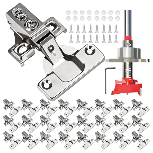 BESTEEL 24 Pack Soft Close Hinges