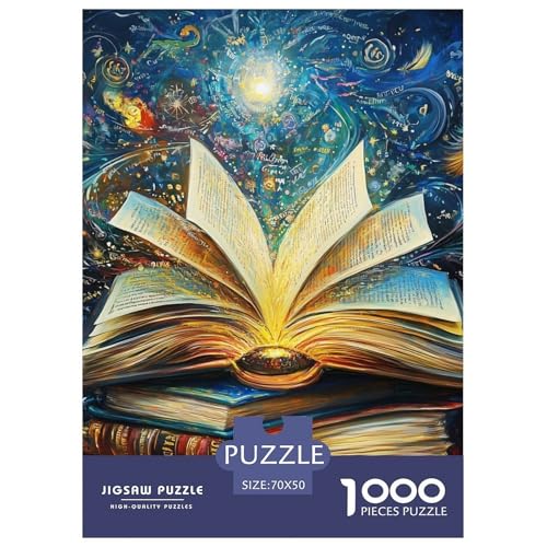 Puzzle 1000 Pezzi Magic Books Qualità Premium Book Divertimento Idea