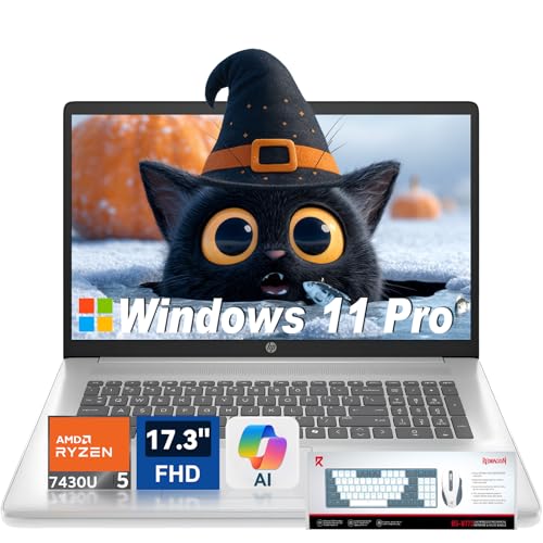 HP 17 m[gp\R w&rWlXp ptȃvZbT[ AMD Ryzen 5 17.3C` FHDfBXvC 16GB RAM + 1TB SSD Windows 11 Pro Copilot AIAeL[pbhA擾KBLb