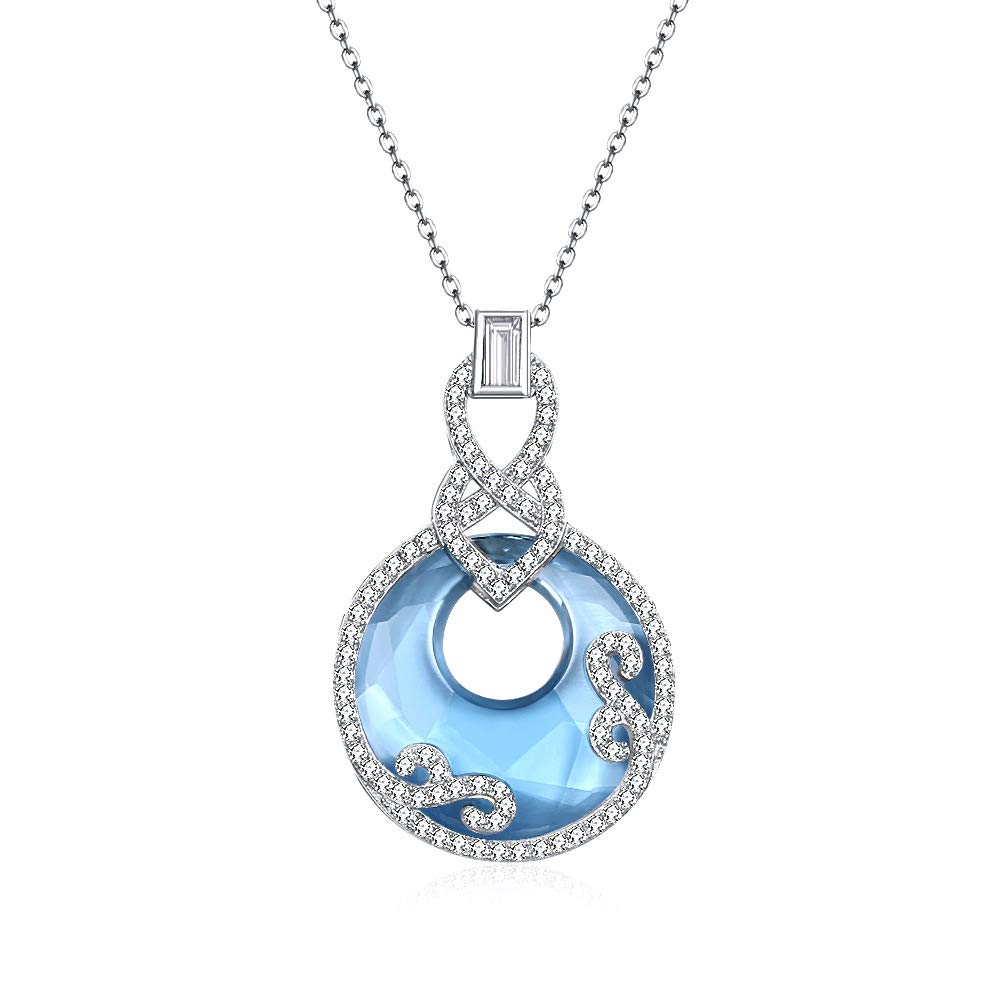 Collier de cristal de mode S pendentif ras de cou tendance géométrique