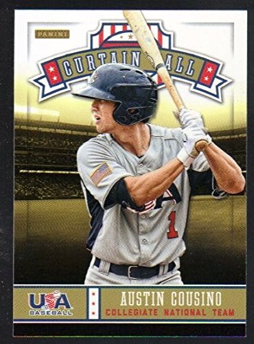 2013 Panini Team USA Baseball Curtain Call #4 Austin Cousino