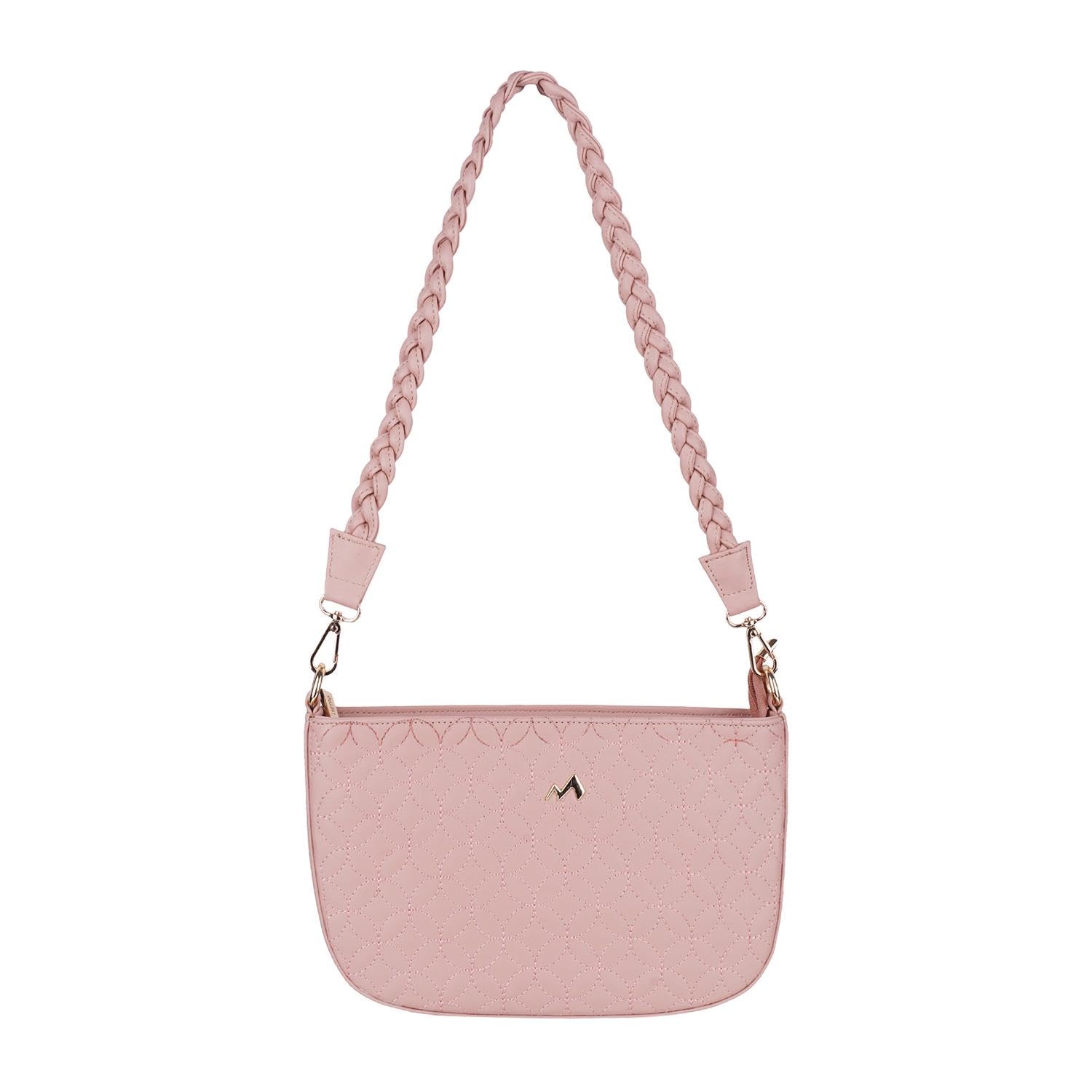 Metro Pink Faux Leather Premium Zipper Casual Sling Bag For Women (B0CV5V8GRL) Amazon Price History, Amazon Price Tracker