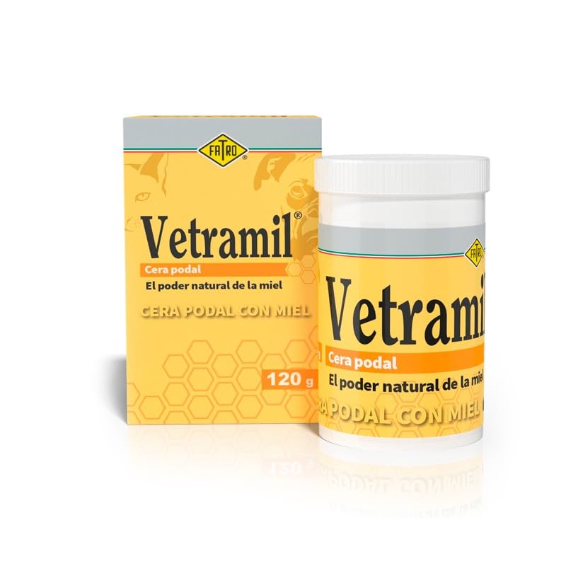 PIUMER - Cera podal con Miel VETRAMIL 120 GR para Las Almohadillas de los Perros