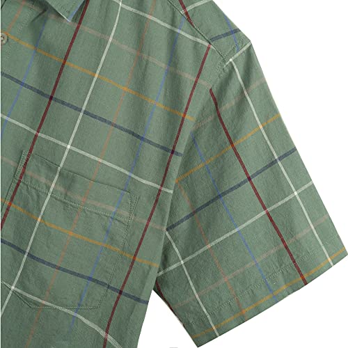 COEVALS CLUB Men’s Linen Beach Summer Casual Button Down Shirt Short Sleeve Shirt4