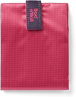 Roll 'Eat Boc' n 'Roll, Square, Porta wielokrotnego użytku przekąska, torba na lunch, kanapka, bez BPA, żółte etui