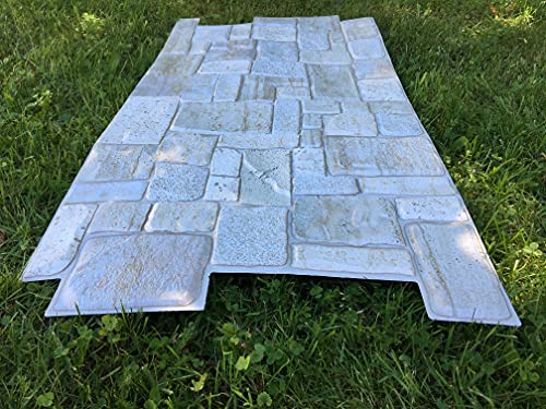 Grace LTD Baltic - 4.9 m²/10 Pieces 3D Wall Panels PVC Coating Wall Decoration Wall Stickers Elastic Thickness 1 mm Limescale