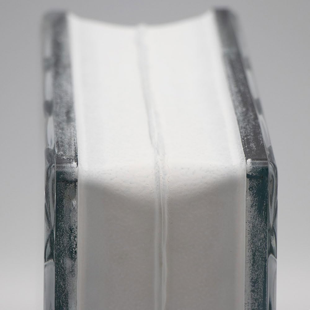 Bloque básico de cristal Diamond transparente, 19 x 19 x 8 cm, 6 unidades