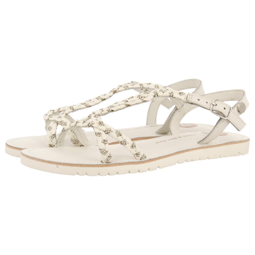 GIOSEPPO WENHAM, Flat Sandals, White, 34 EU, white, 1.5 UK
