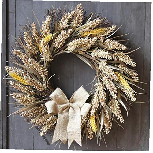 Thanksgiving krans daling krans voordeur krans met bladeren en dennennaald voor voordeur en dankzegging decoraties… - Image 4