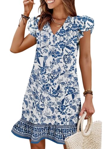 Image of QACOHU Summer Dresses for Women 2026 Beach Vacation Mini Sundress