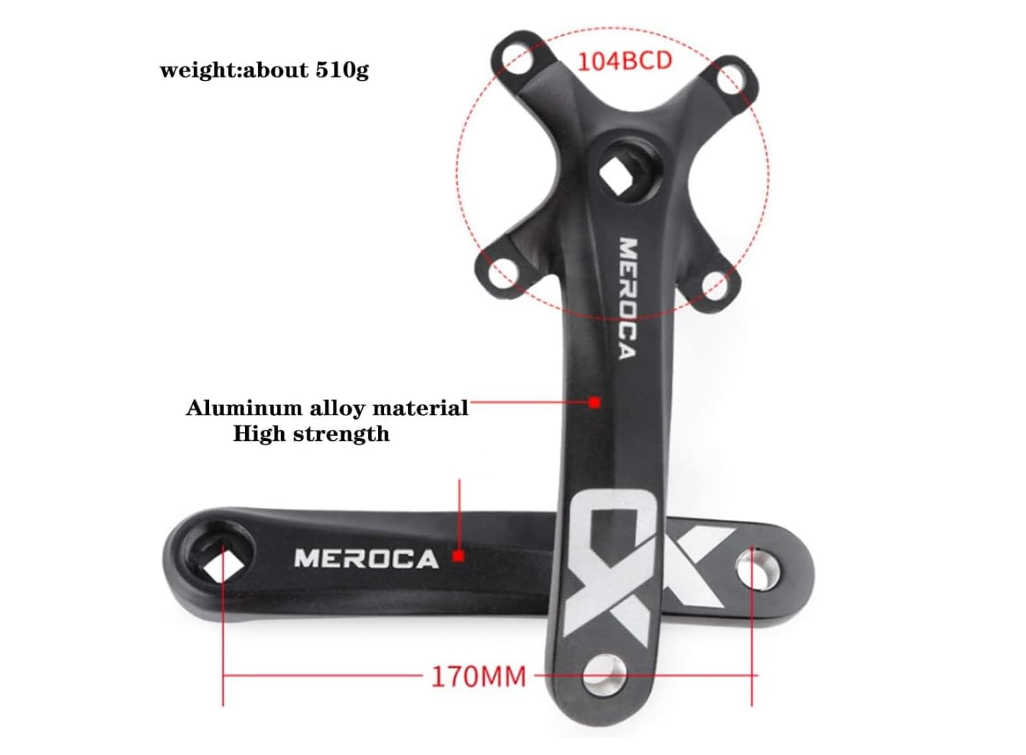 ZTZ Mountain Bike Crankset - Image 2