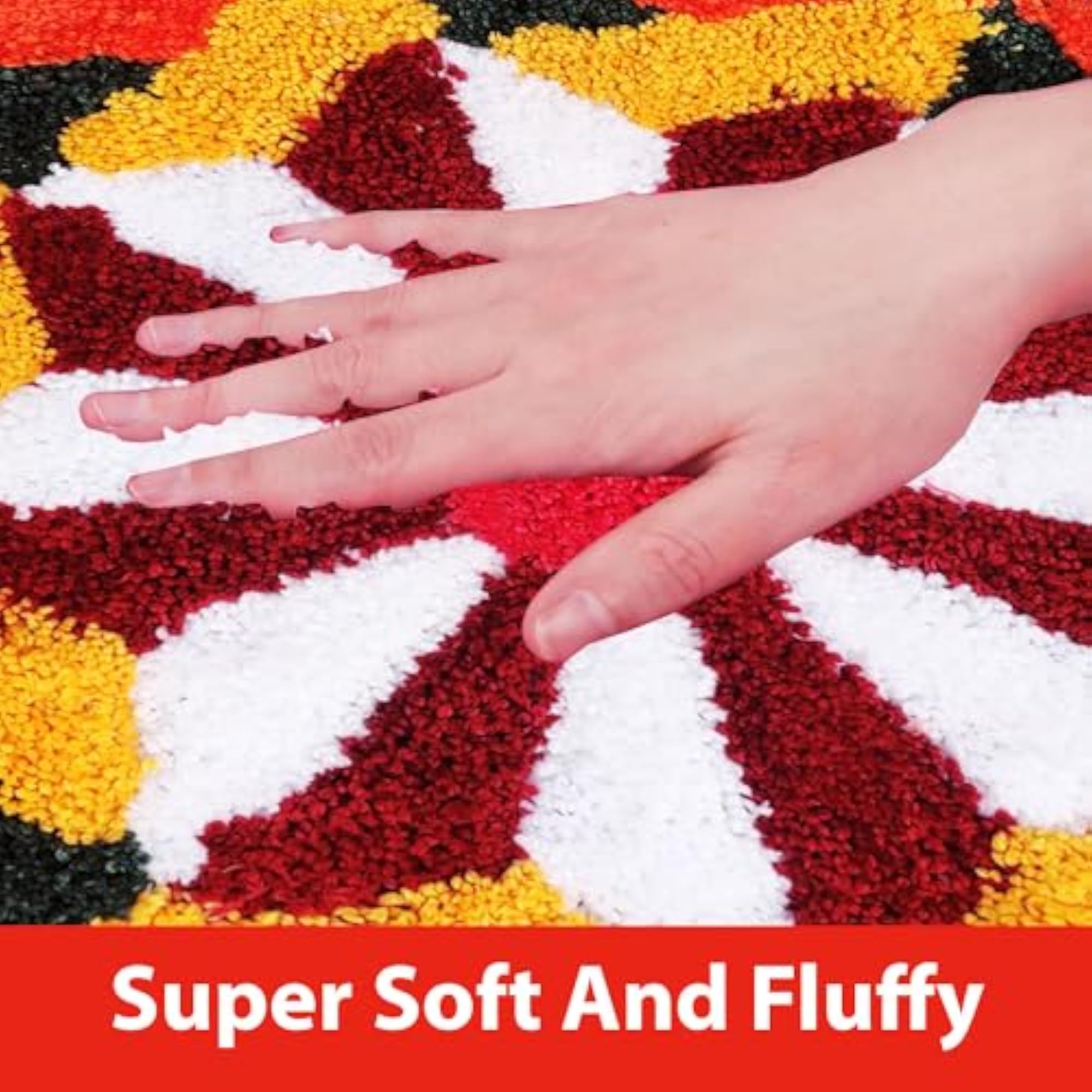 Super Soft Microfiber Traditional Round Door Mat