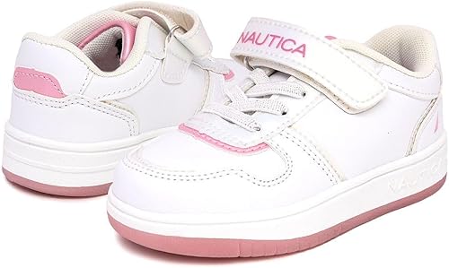Miniatura 6 de Nautica Tenis para niños con correa ajustable y correas elásticas Zapatos casuales cómodos para niños y niñas (bebéniño pequeño)