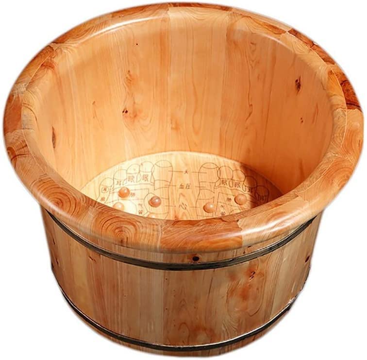 Spa de pies de madera cedro para masaje y relajación