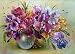 MXJSUA DIY 5D Diamond Painting by Number Kits Full Drill Rhinestone Embroidery Cross Stitch Pictures Arts Craft for Home Wall Decor,Colored Orchid 12x16In