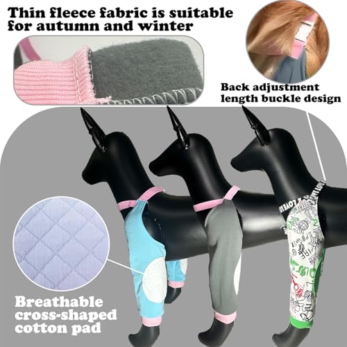Image of Dog Elbow Pads Knee Protector Wraps Elbow Callus Treatment Sleeve for Wounds Front Legs Stop Licking Medium Large Dogs XL, Graffiti