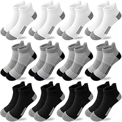 Black 4 Pairs + White 4 Pairs + Grey 4 Pairs