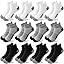 Black 4 Pairs + White 4 Pairs + Grey 4 Pairs