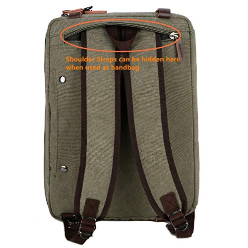BAOSHA-Convertible-Briefcase-Backpack-17-Inch-Laptop-Bag-Case-Business-Briefcase-HB-22-Amy-Green