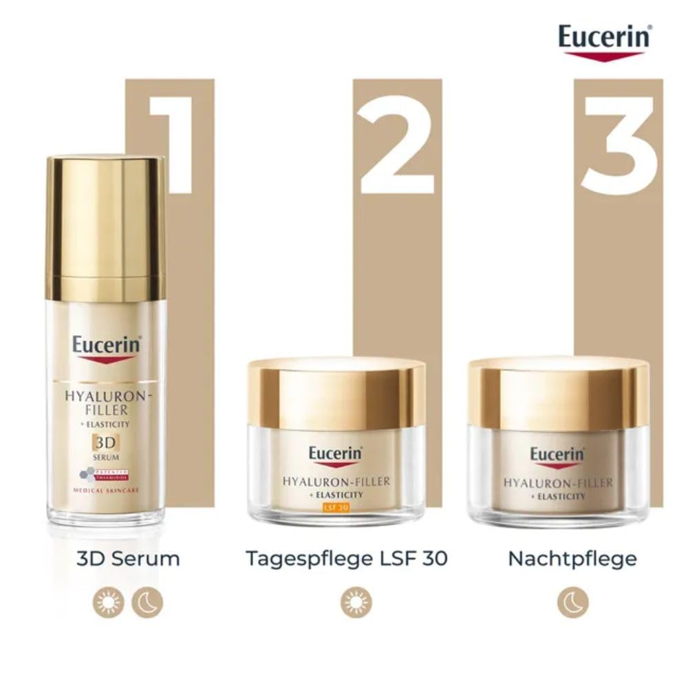 Eucerin Anti-Age Hyaluron-Filler Nachtpflege Creme, 50 ml Kremowa