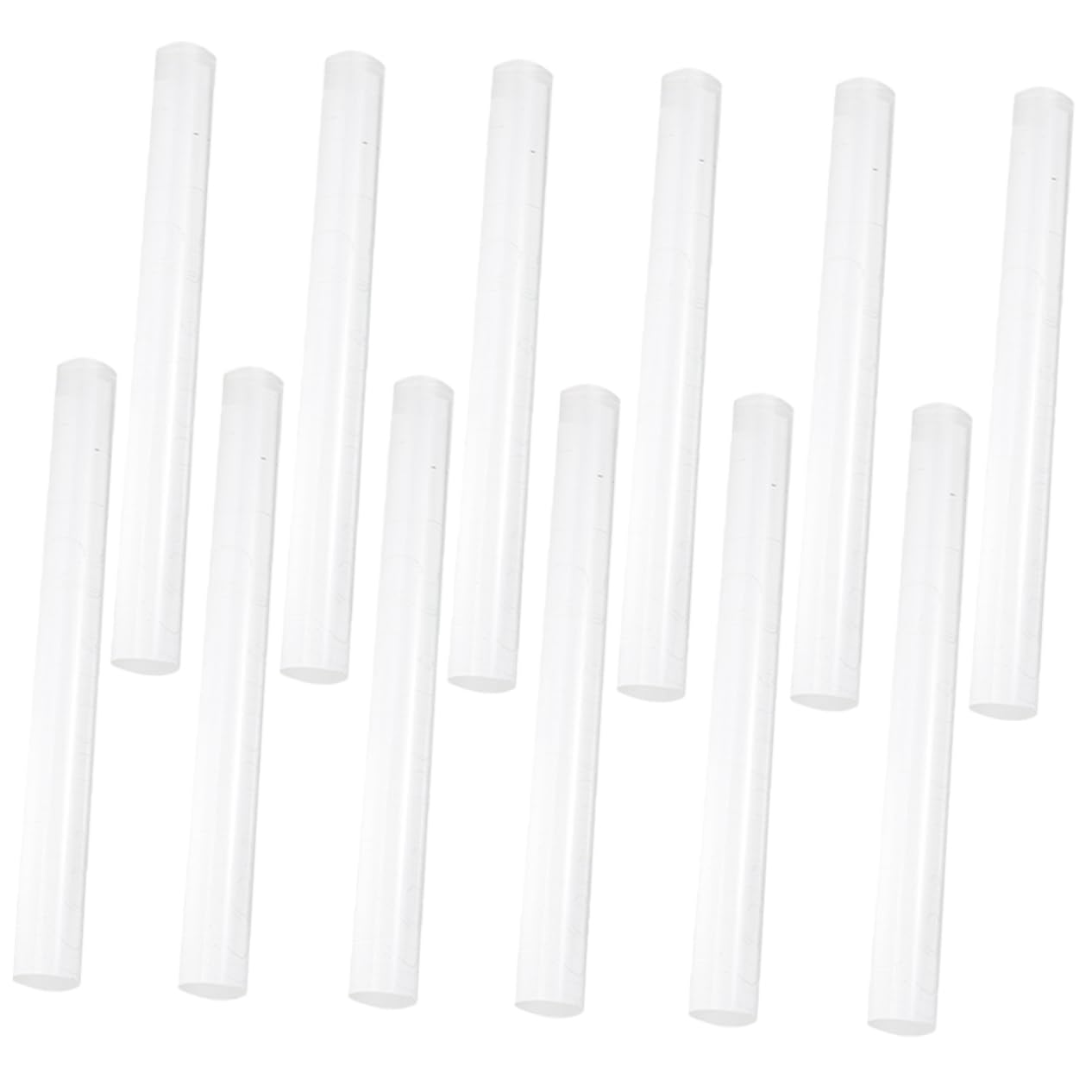 QWORK Clear Acrylic Dowel Rods - 2 Pack 7/8" X 24" Round Rods For DIY Crafts & Projects