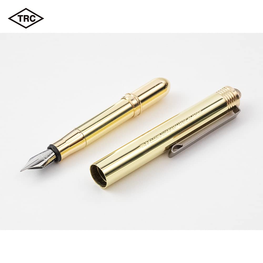 TRAVELER'S COMPANY ブラス万年筆 ターコイズ　ファクトグリーン New Brass products LIMITED COLOR FACTORY GREEN / 新