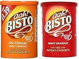 HABP GLOBAL Bisto Beef and Chicken Gravy Granules - 170g Combo Pack with HABP Sticker