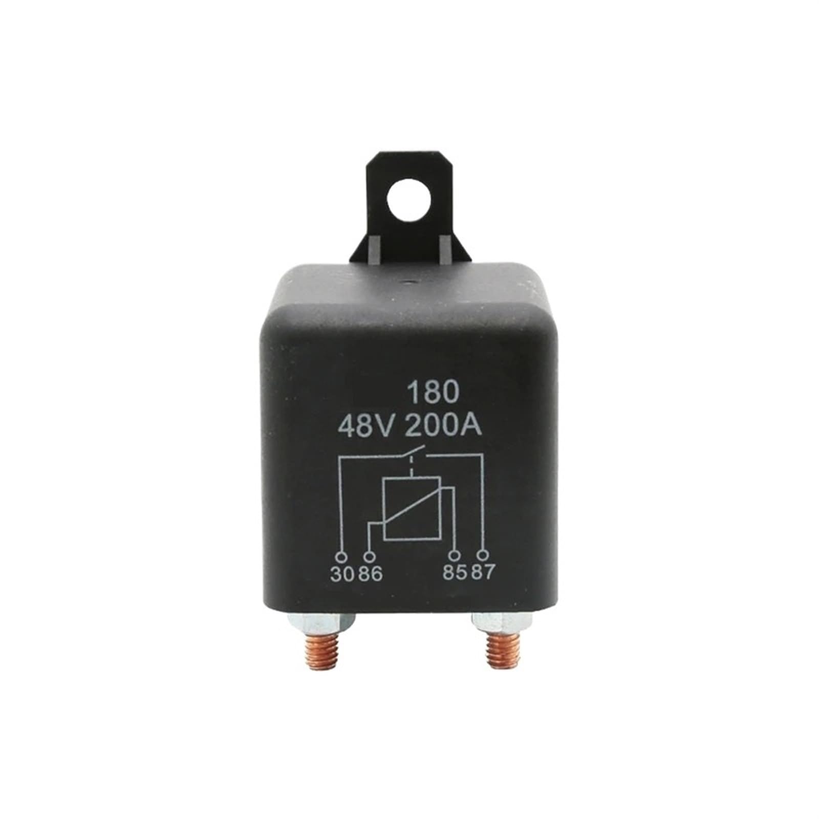 Démarreur de moteur relais à charge divisée 48V 200A robuste à 4 broches pour auto