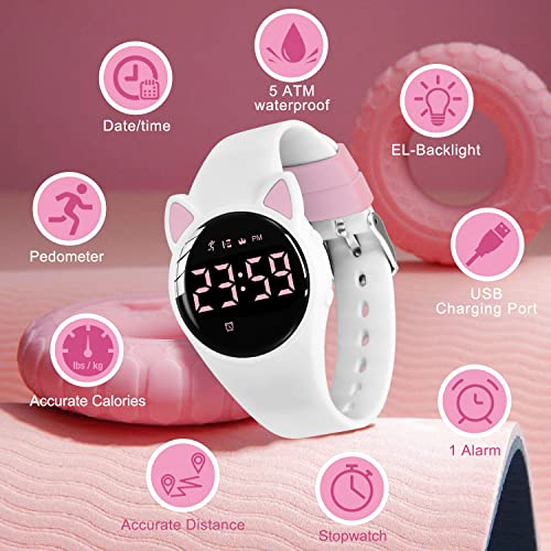 Image of Kids Digital Watch for Boys Girls Sports Fitness Tracker Waterproof