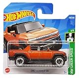Hot Wheels - GMC Hummer EV - HW Green Speed 3/5 - HCX41 - Carte courte - orange - GM - Mattel 2022