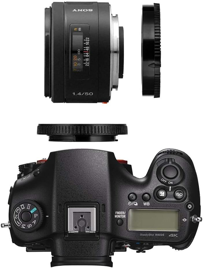 Image of MOSTOS - Camera Body Cap & Lens Rear Cap Combo for Sony A A-Type Minolta AF Mount Camera Lens Such as A99 A99II A77 A77II A65 A68 A55 A57 A58 A33 A35 A37 A900 A850 A700 A700