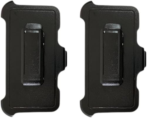 Paquete de 2 fundas de repuesto con clip para cinturón compatible con OtterBox Defender Series para Apple iPhone XR (6.1 pulgadas) solamente (solo