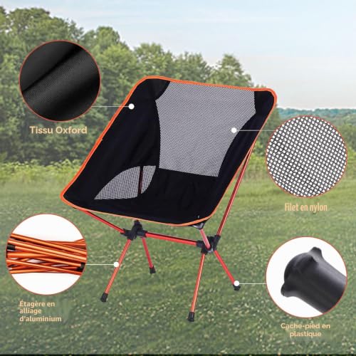 Chaise de camping pliante PEAKTOP ultralight peche - 4