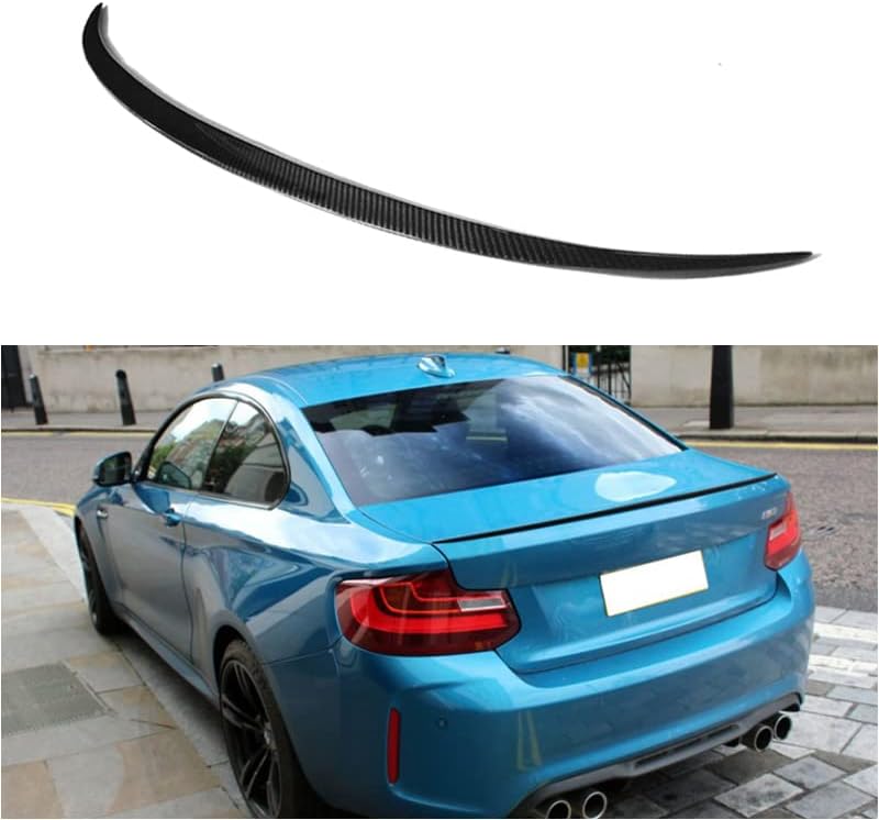 M2 style carbon fiber rear trunk spoiler for 2 series F22 F23 F87