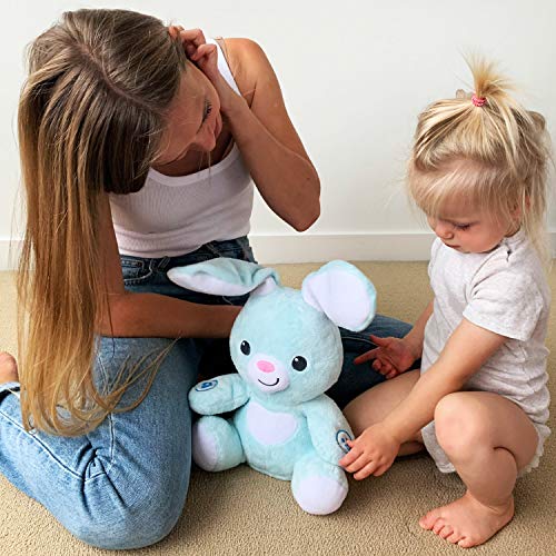 Lapin en peluche – Lapin interactif en peluche douce Peekaboo de 40,6 cm de haut. Jouet animal Peek a Boo pour enfants de 6 mois à 5 ans – Image 4