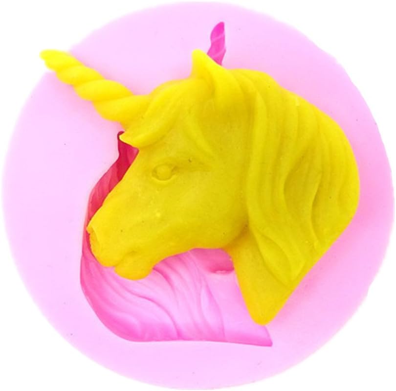 Unicorn Silicone/Stainless Steel Biscuit Chocolate Candy Mould (Silicpne Unicorn Mould)
