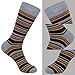 HHX YONLEE Mens Colorful Striped Dress Socks Design Great Value Cotton Gift Box For Mens Socks Size 10-13