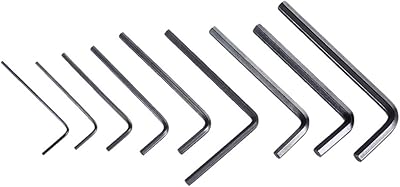 Btuty Guitar Bass Hexagonal Wrench Set 9pcs Guitar Bass Neck Bridge Screw Truss Rod Adjustment Wrench Set Repair Tool