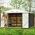 GUNJI 10 x 8 FT Shed Outdoor Storage Shed Metal Garden Shed with Lockable Door Outside Waterproof Tool Shed for Backyard, Patio, Lawn (Gray)
