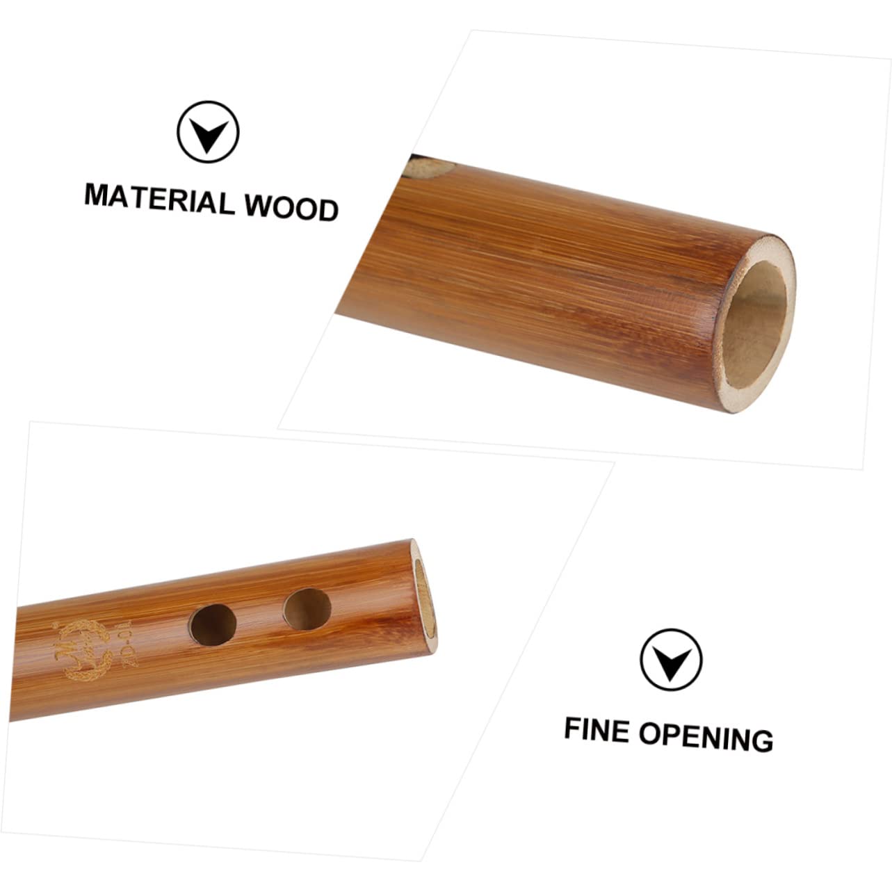 Piccolo de Madera Clave F, Flauta Pequeña para Principiantes