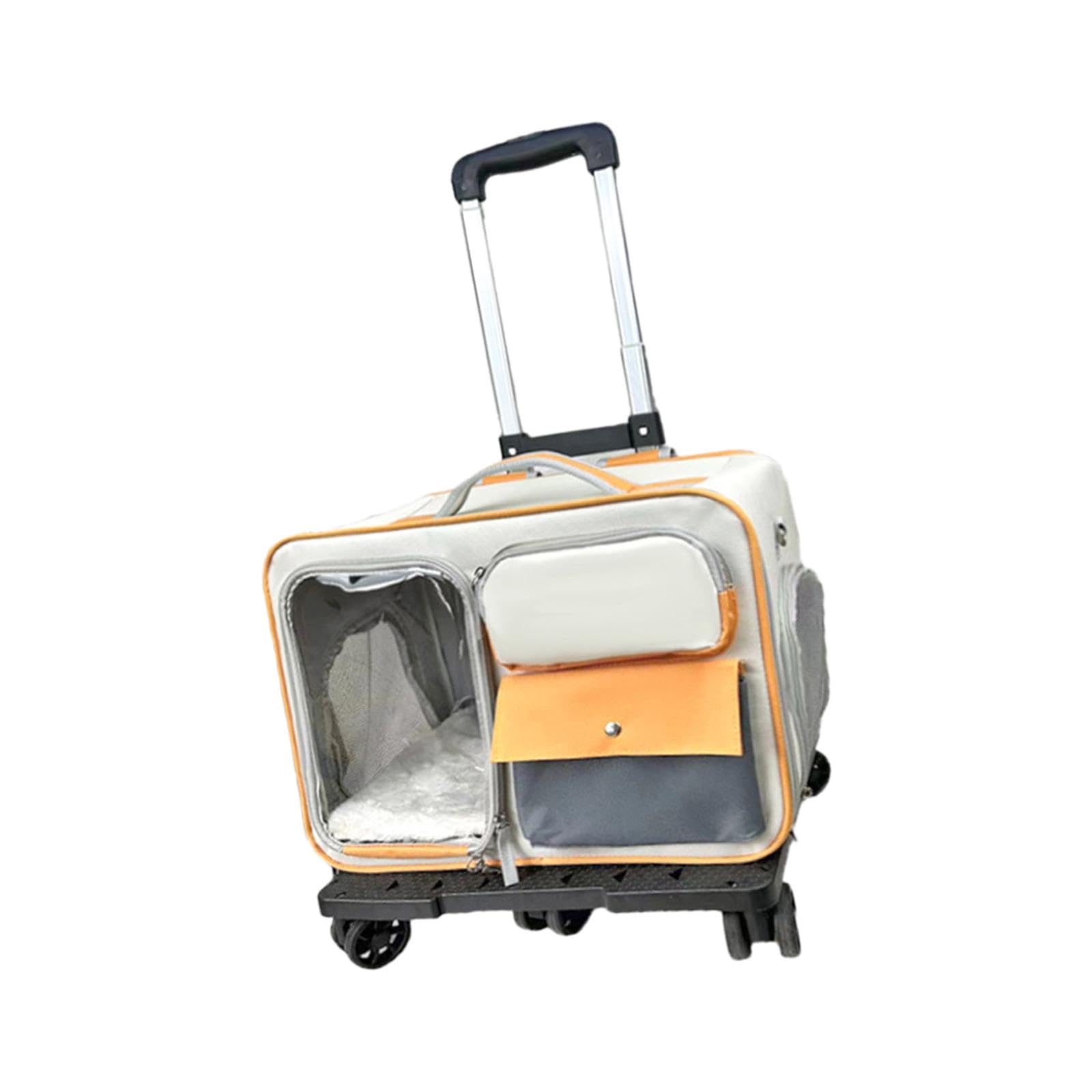 Bolsa de Transporte para Mascotas Transportín para Mascotas Transportín para Gatos con Ruedas Transportín para Gatos Y Perros Pequeños para Viajes Y E