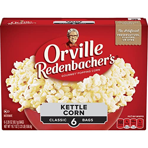 Orville Redenbacher's Microwave Popcorn, Kettle Corn, 3.28 oz., 6-Count (6...